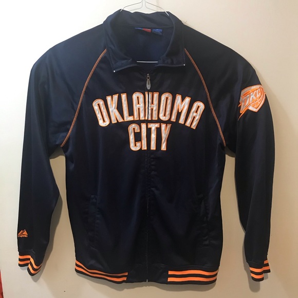 Majestic Other - NBA Majestic Oklahoma City Thunder OKC Jacket XLT